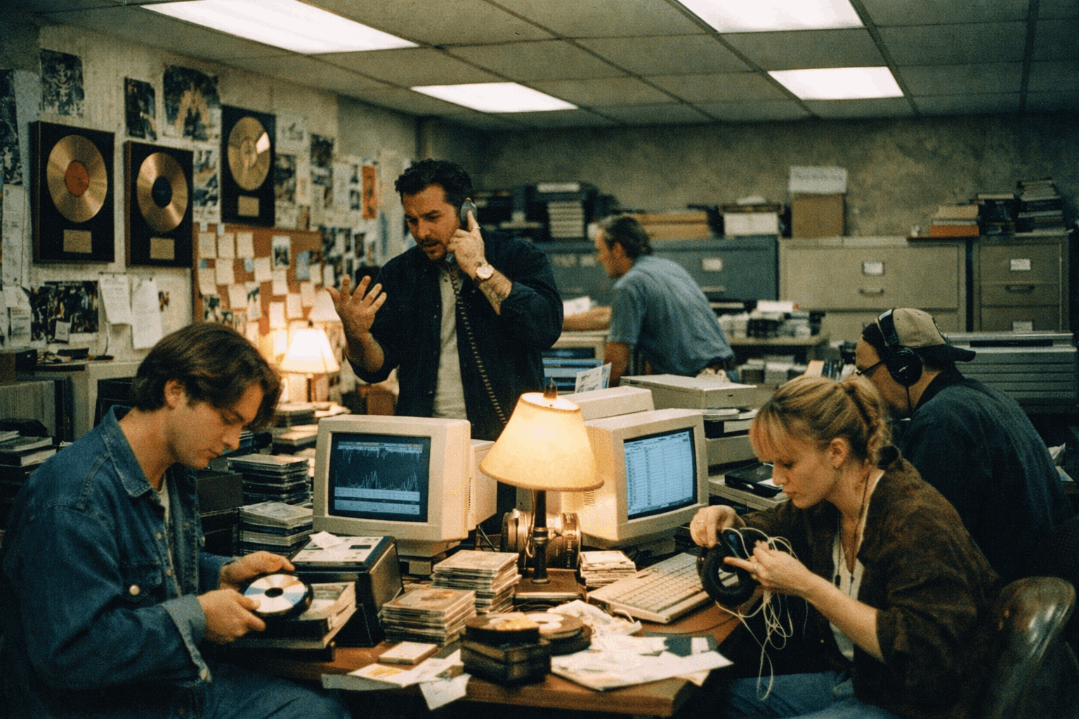 Obsoletone Records Offices in the 90's